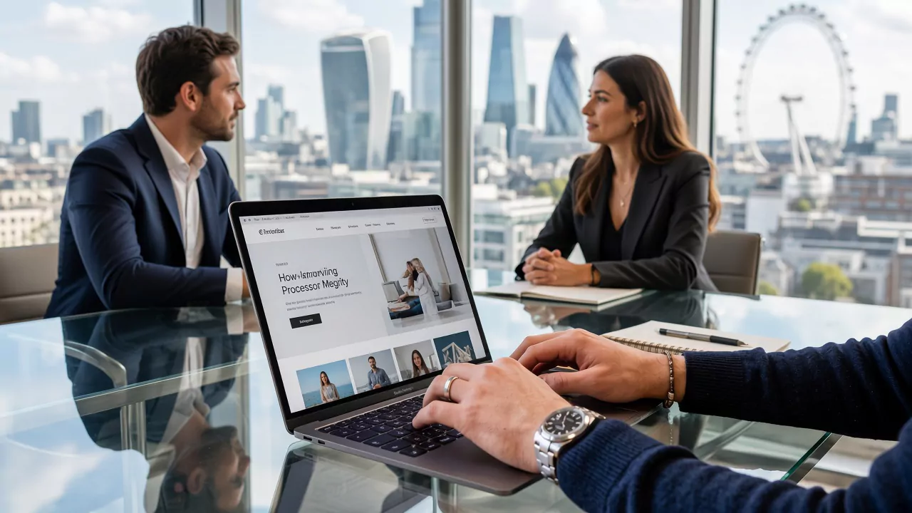 A London corporate web partner focused on quality and commercial results
