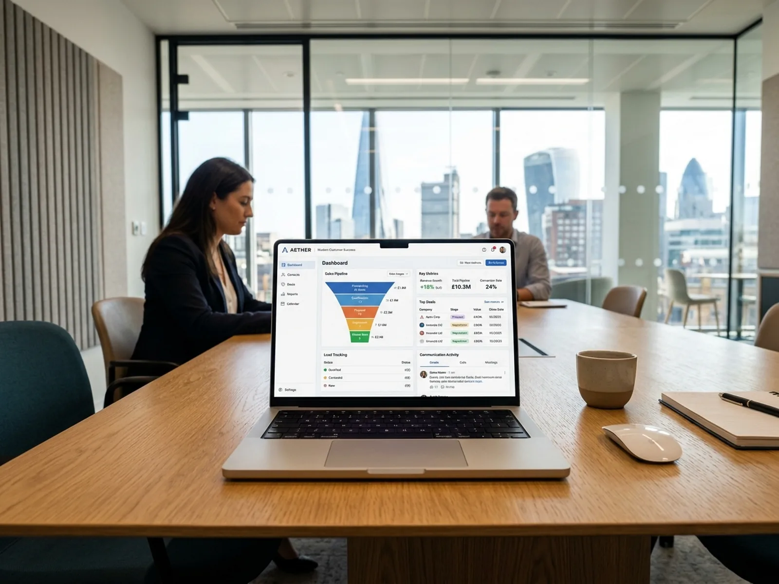 Bespoke CRM Development in London - Customer Relationship Management Dashboard