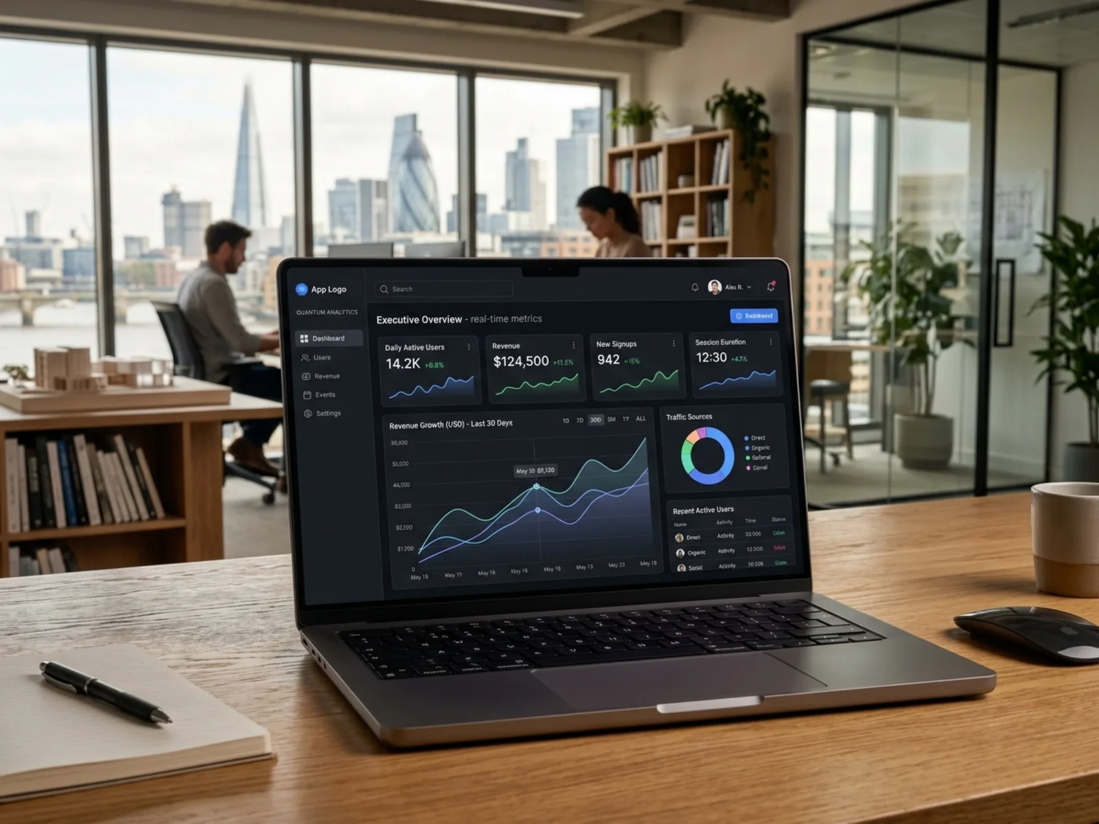 React Development Company in London - Next.js & Web Application Dashboard